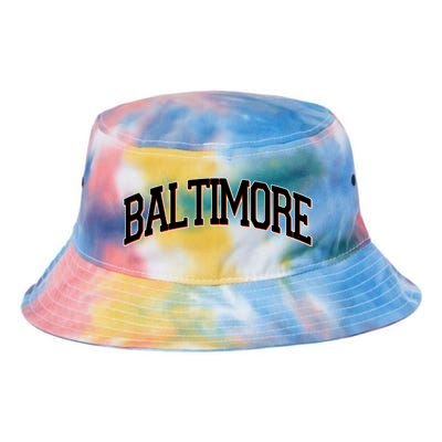 Baltimore Baseball Sport Logo Tie Dye Newport Bucket Hat