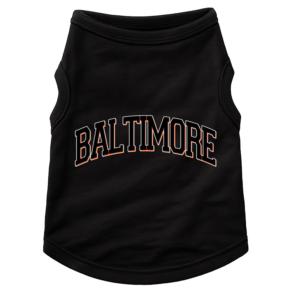 Baltimore Baseball Sport Logo Doggie Tank