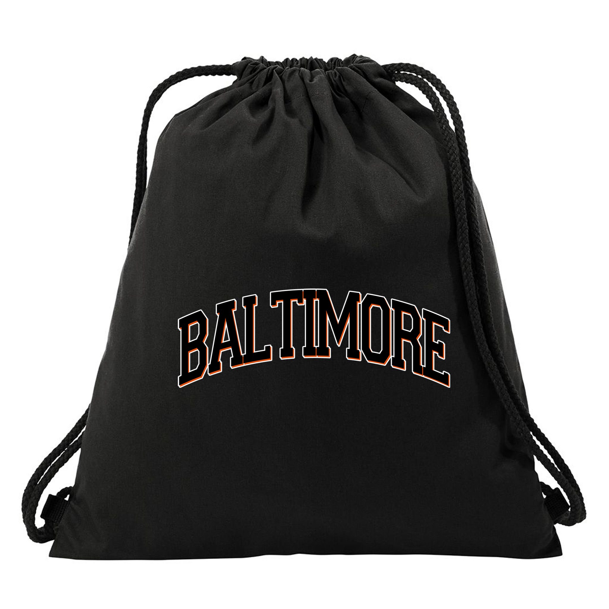 Baltimore Baseball Sport Logo Drawstring Bag