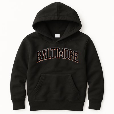 Baltimore Baseball Sport Logo Kids Hoodie