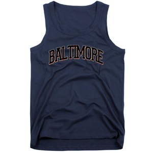 Baltimore Baseball Sport Logo Tank Top