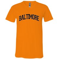 Baltimore Baseball Sport Logo V-Neck T-Shirt