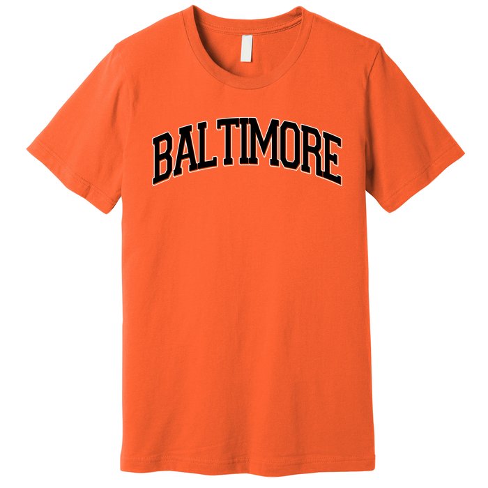 Baltimore Baseball Sport Logo Premium T-Shirt