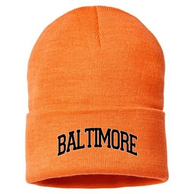 Baltimore Baseball Sport Logo Sustainable Knit Beanie