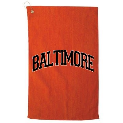 Baltimore Baseball Sport Logo Golf Towel