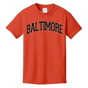 Baltimore Baseball Sport Logo Kids T-Shirt