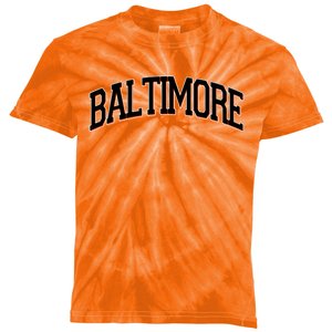 Baltimore Baseball Sport Logo Kids Tie-Dye T-Shirt