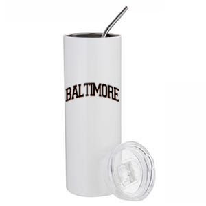 Baltimore Baseball Sport Logo Stainless Steel Tumbler