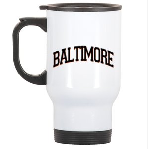 Baltimore Baseball Sport Logo Stainless Steel Travel Mug