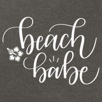 Beach Babe Summer Cotton Canvas Backpack