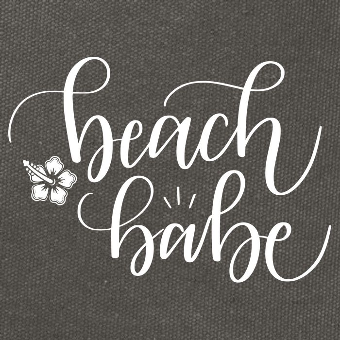 Beach Babe Summer Cotton Canvas Backpack