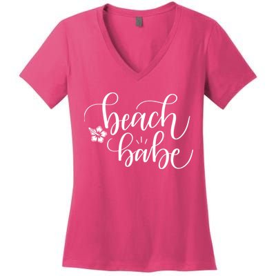 Beach Babe Summer Women's V-Neck T-Shirt