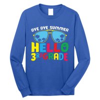 Bye Bye Summer Hello Third Grade Cute 3Rd Grade Meaningful Gift Long Sleeve Shirt