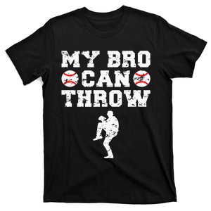 Baseball Brother Sister Funny Pitcher T-Shirt