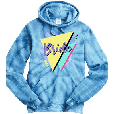 Bride & Bride Squad Retro 90’s Bachelorette Party Matching Tie Dye Hoodie