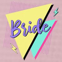 Bride & Bride Squad Retro 90’s Bachelorette Party Matching 25L Jumbo Tote