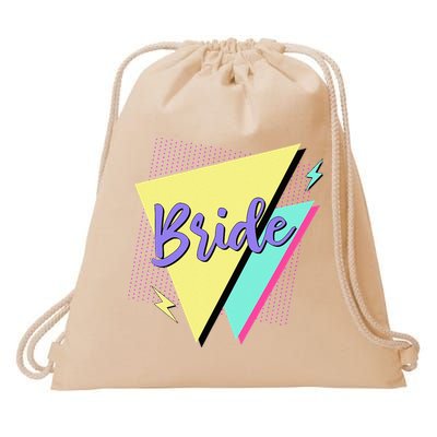 Bride & Bride Squad Retro 90’s Bachelorette Party Matching Drawstring Bag