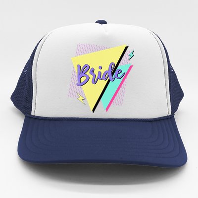 Bride & Bride Squad Retro 90’s Bachelorette Party Matching Trucker Hat