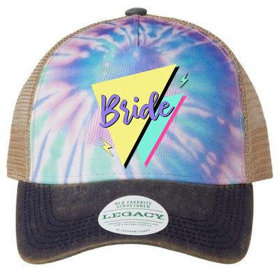 Bride & Bride Squad Retro 90’s Bachelorette Party Matching Legacy Tie Dye Trucker Hat