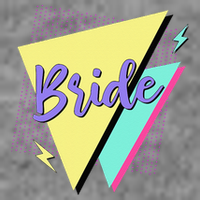 Bride & Bride Squad Retro 90’s Bachelorette Party Matching Toddler Hoodie