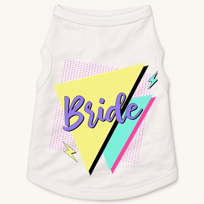 Bride & Bride Squad Retro 90’s Bachelorette Party Matching Doggie Tank