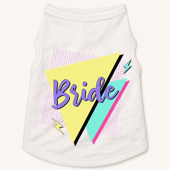 Bride & Bride Squad Retro 90’s Bachelorette Party Matching Doggie Tank