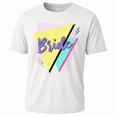 Bride & Bride Squad Retro 90’s Bachelorette Party Matching Performance Shirt