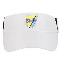 Bride & Bride Squad Retro 90’s Bachelorette Party Matching Adult Drive Performance Visor