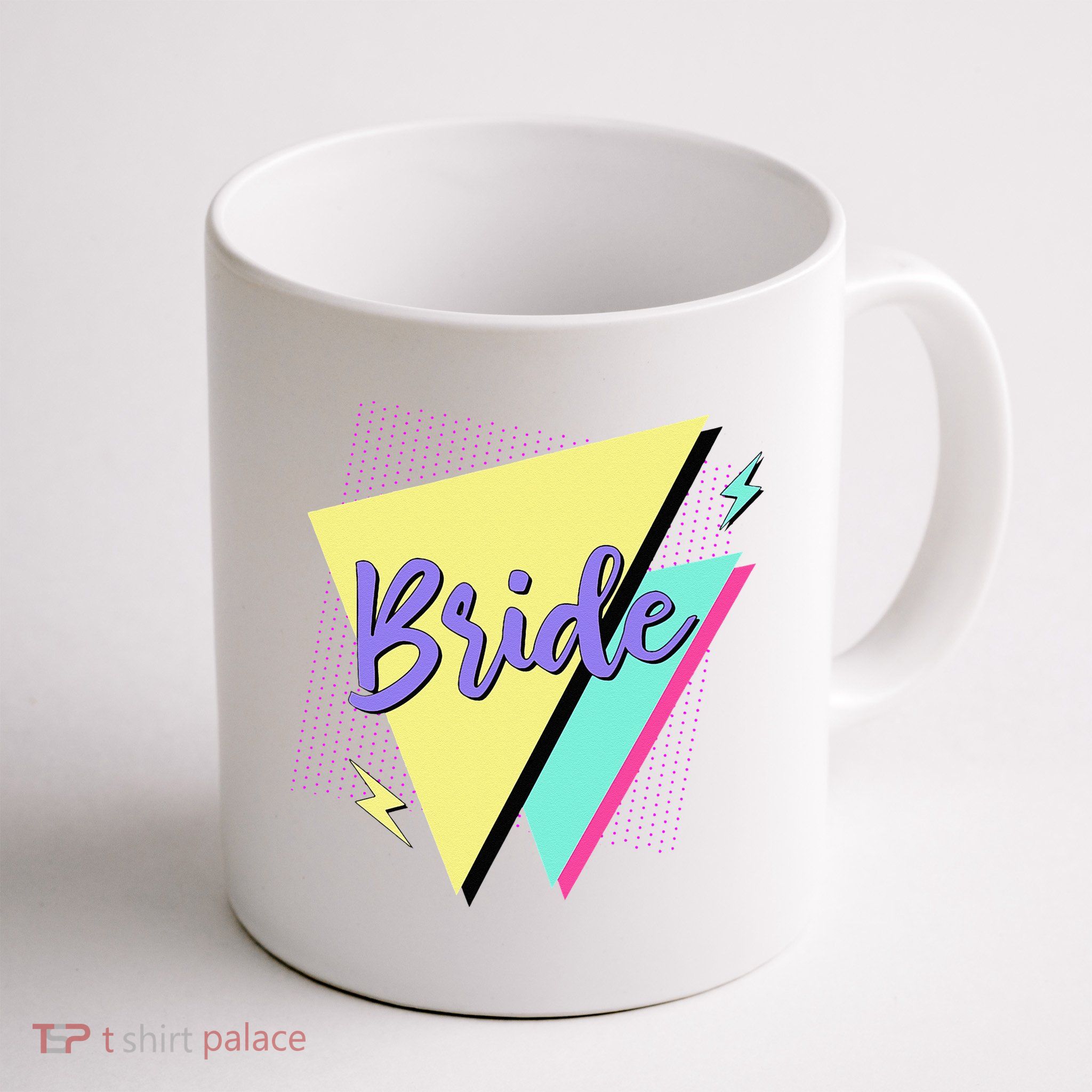 Bride & Bride Squad Retro 90’s Bachelorette Party Matching Mug