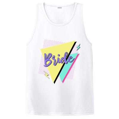 Bride & Bride Squad Retro 90’s Bachelorette Party Matching PosiCharge Competitor Tank