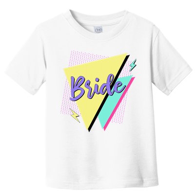 Bride & Bride Squad Retro 90’s Bachelorette Party Matching Toddler T-Shirt