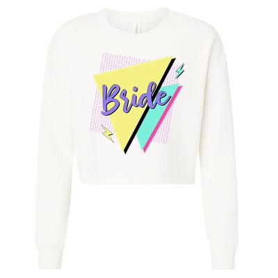 Bride & Bride Squad Retro 90’s Bachelorette Party Matching Cropped Pullover Crew