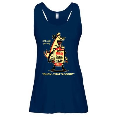 Buck's BBQ Sauce Sweet Sneaky Heat Buck, That's Good! Ladies Essential Flowy Tank