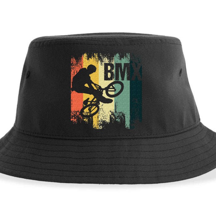 BMX Bicycle Stunt Cycling BMX Cyclist Bicyclist Biker Gift Sustainable Bucket Hat