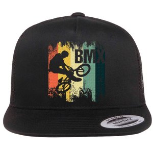 BMX Bicycle Stunt Cycling BMX Cyclist Bicyclist Biker Gift Flat Bill Trucker Hat