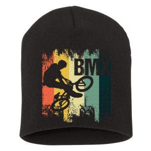 BMX Bicycle Stunt Cycling BMX Cyclist Bicyclist Biker Gift Short Acrylic Beanie