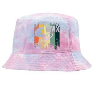 BMX Bicycle Stunt Cycling BMX Cyclist Bicyclist Biker Gift Tie-Dyed Bucket Hat