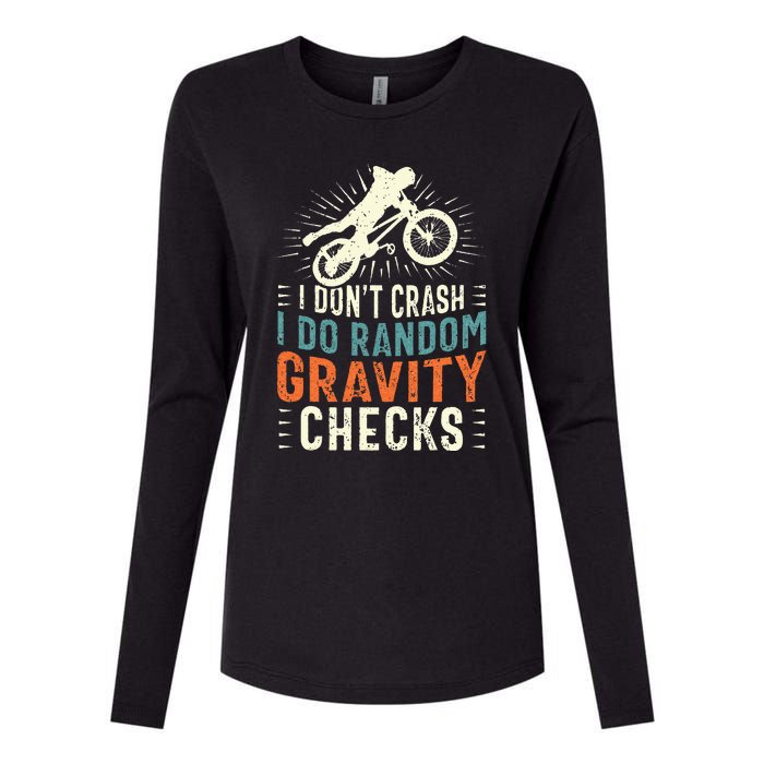 BMX Bike  Stunt Bike  Mountain Biking Womens Cotton Relaxed Long Sleeve T-Shirt