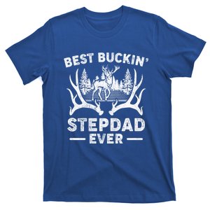 Best Buckin Stepdad Ever Deer Hunting Fathers Day Meaningful Gift T-Shirt