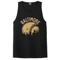 Baltimore Baseball Skyline Maryland Player Coach Fan PosiCharge Competitor Tank