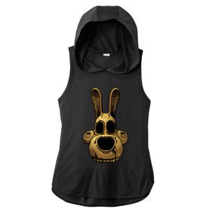 Bendy Boris Skull Ink DemonS Eve New Ladies PosiCharge Tri-Blend Wicking Draft Hoodie Tank