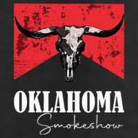 Boho Bull Skull Cow Oklahoma Smokeshow Western Country Beanie