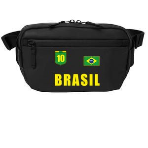 Brasil Brazil Soccer Player Jersey Flag Trikot Clothing Pullover Hoodie Crossbody Pack