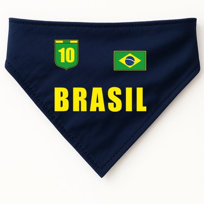 Brasil Brazil Soccer Player Jersey Flag Trikot Clothing Pullover Hoodie USA-Made Doggie Bandana