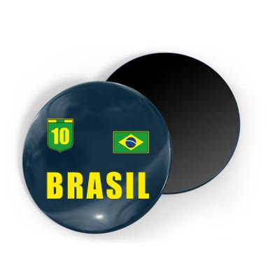 Brasil Brazil Soccer Player Jersey Flag Trikot Clothing Pullover Hoodie Magnet