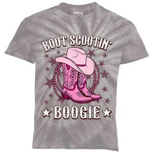 Boots Boot Scootin’ Boogie Southern Western Country Kids Tie-Dye T-Shirt