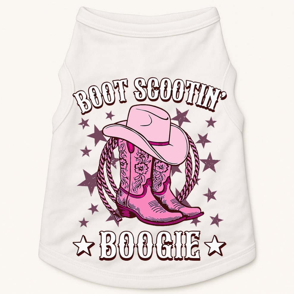 Boots Boot Scootin’ Boogie Southern Western Country Doggie Tank