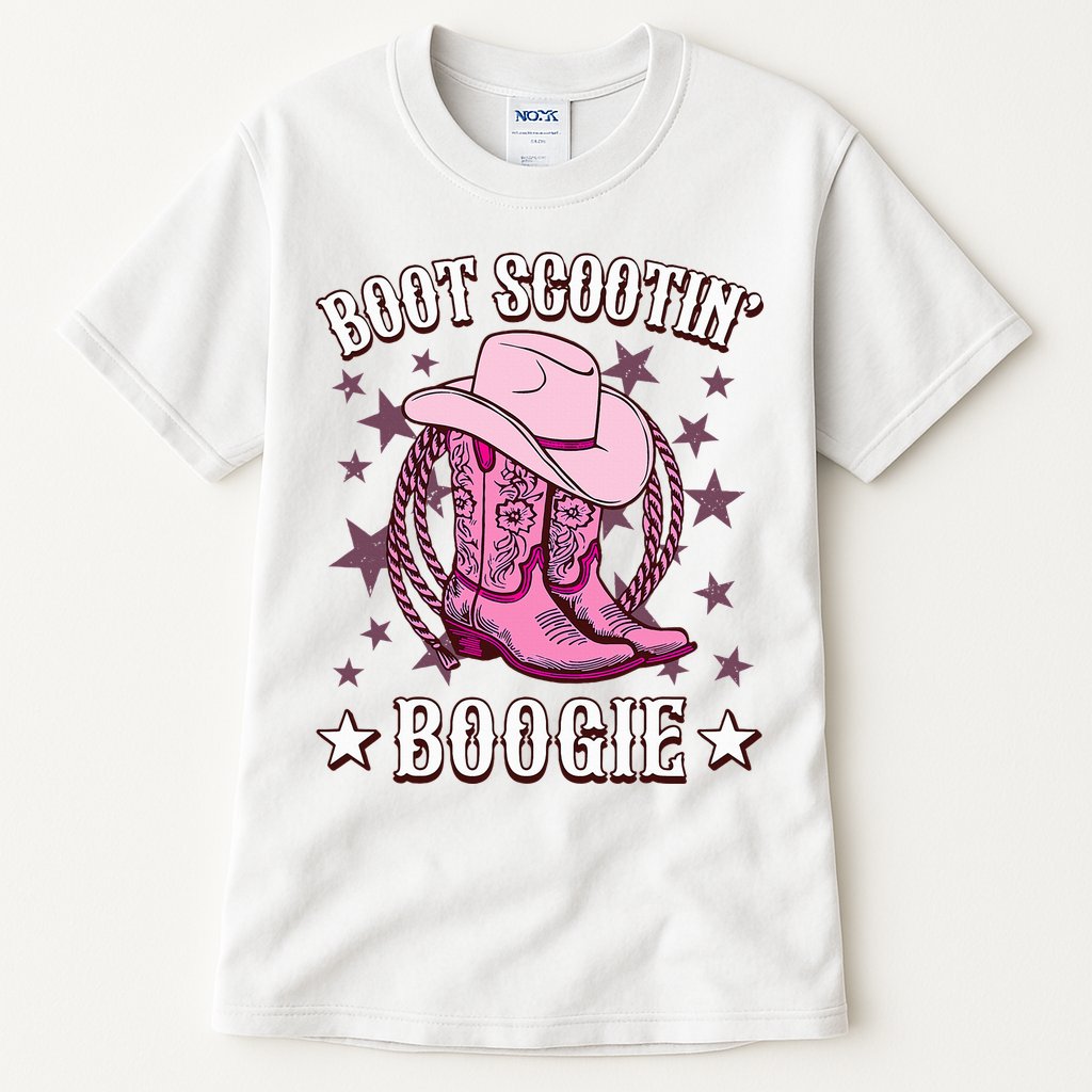 Boots Boot Scootin’ Boogie Southern Western Country Tall T-Shirt