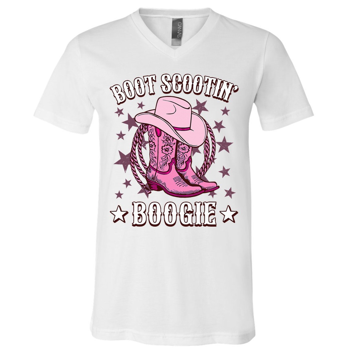 Boots Boot Scootin’ Boogie Southern Western Country V-Neck T-Shirt