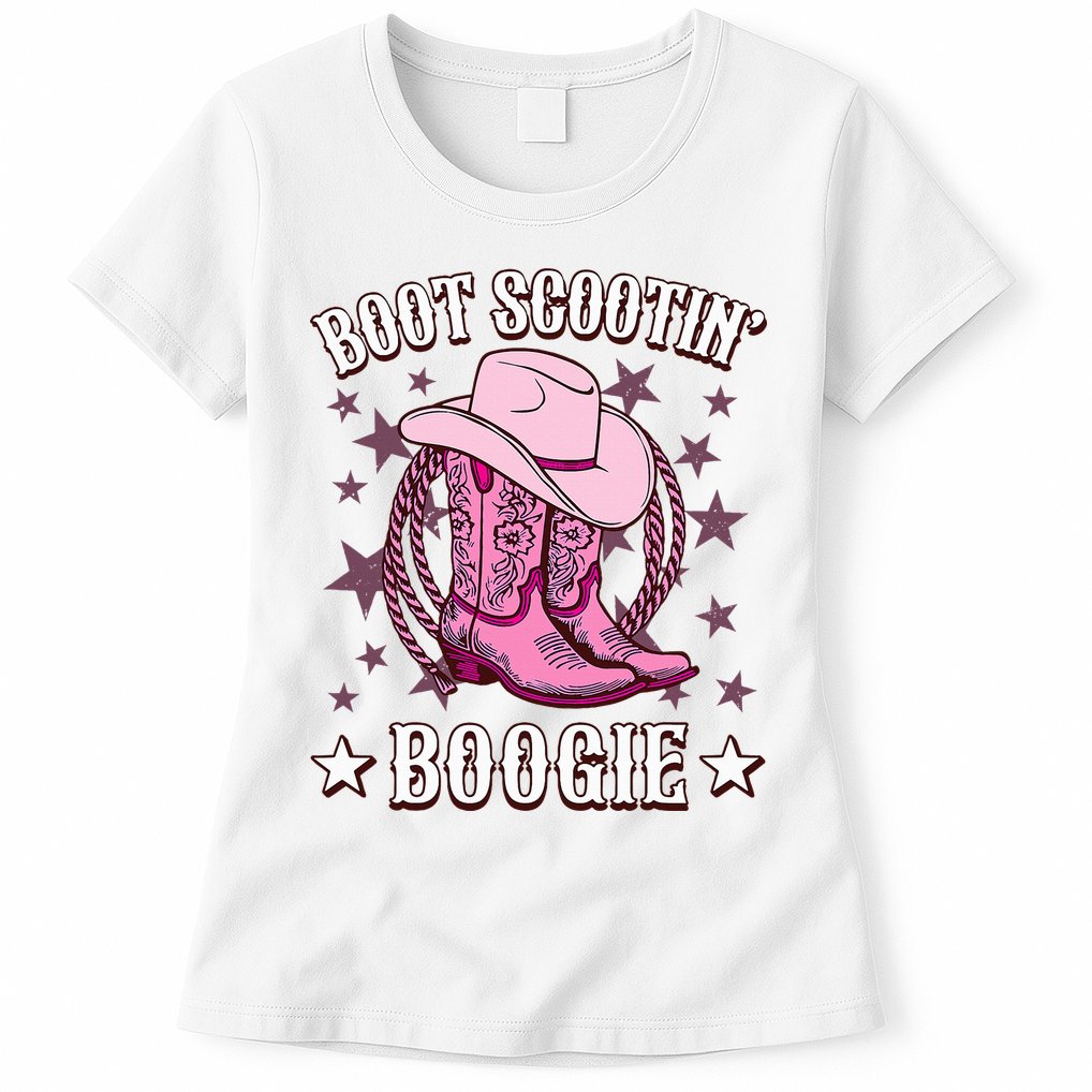 Boots Boot Scootin’ Boogie Southern Western Country Womens T-Shirt